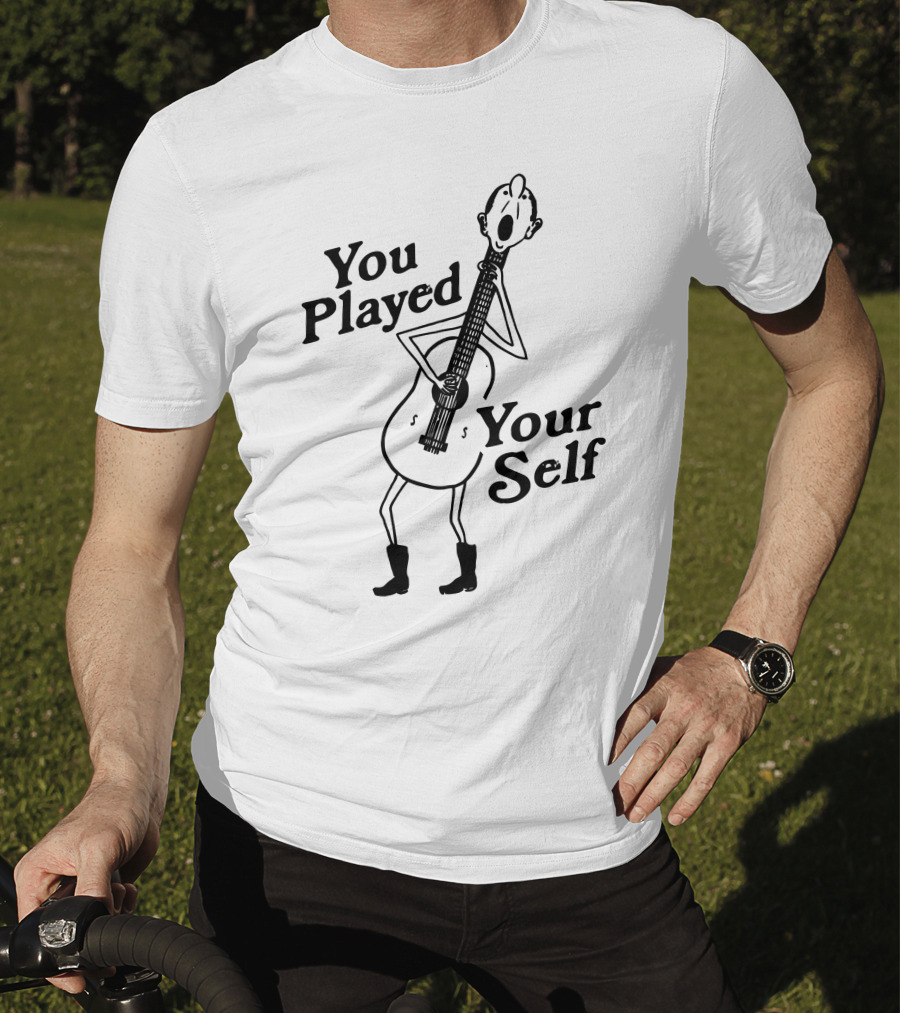 You Played Yourself Cartoon Guitar Character T-Shirt