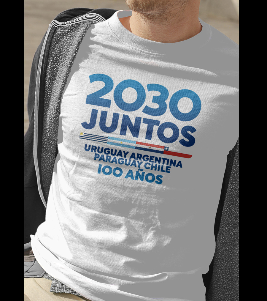 2030 Juntos Uruguay Argentina Paraguay Chile 100 Años T-Shirt