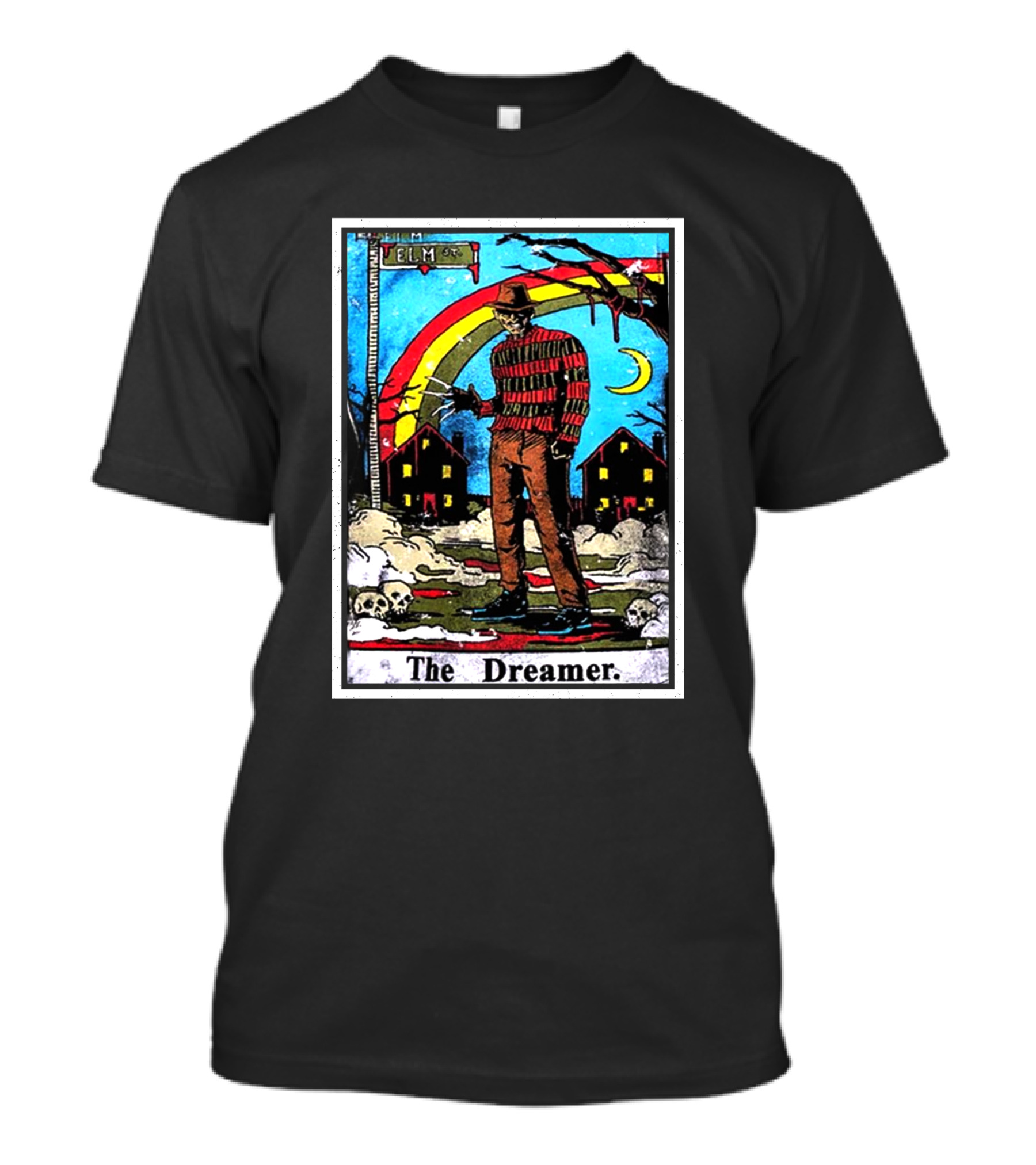 The Dreamer Elm Street Freddy Krueger Retro T-Shirt