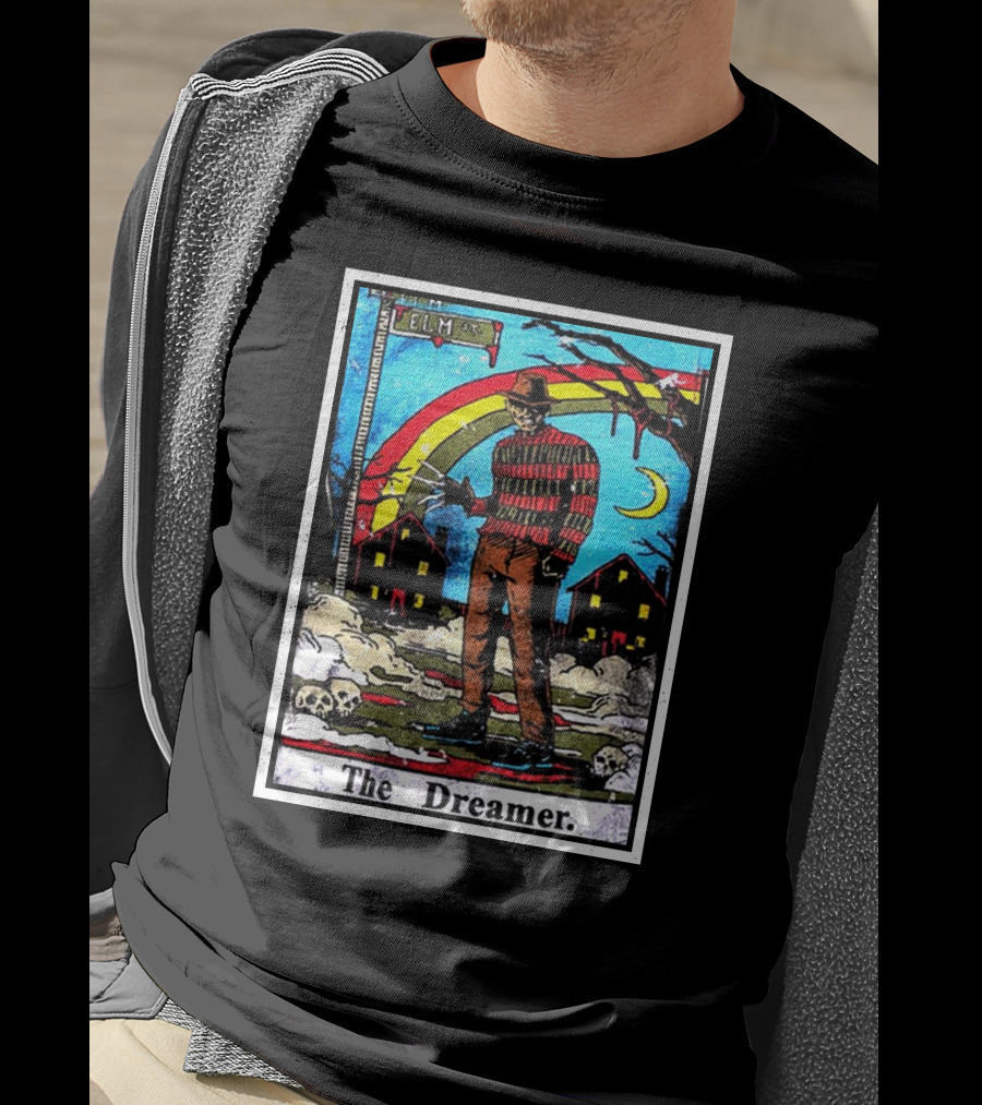 The Dreamer Elm Street Freddy Krueger Retro T-Shirt