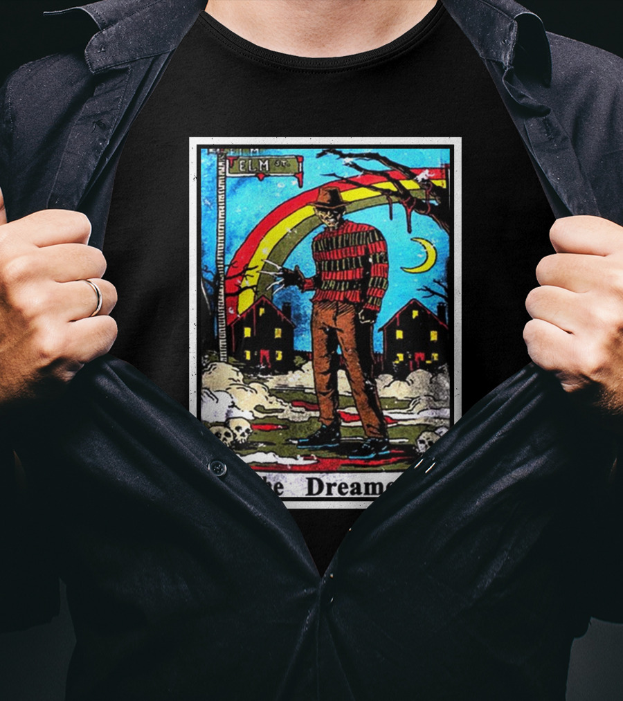 The Dreamer Elm Street Freddy Krueger Retro T-Shirt