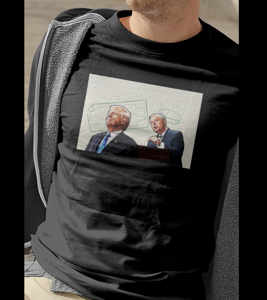 Lindsey Graham Pleads For Donations With Financial T-Shirt