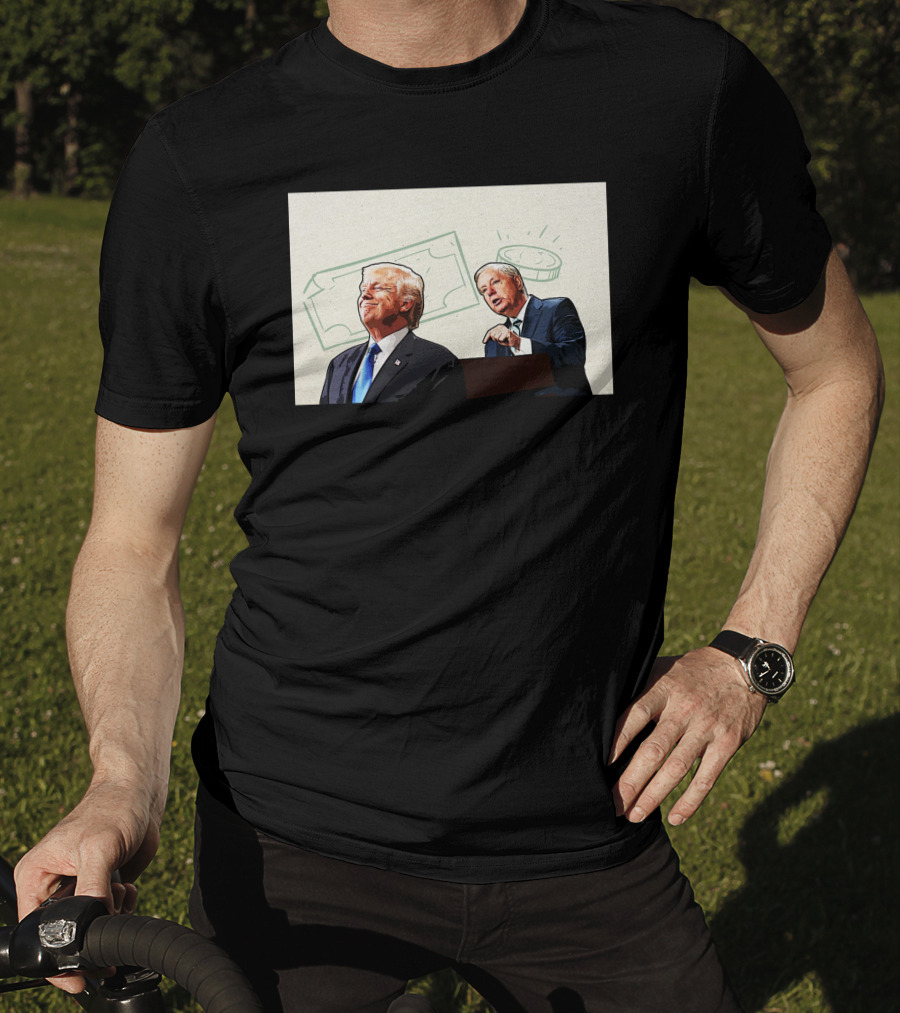 Lindsey Graham Pleads For Donations With Financial T-Shirt