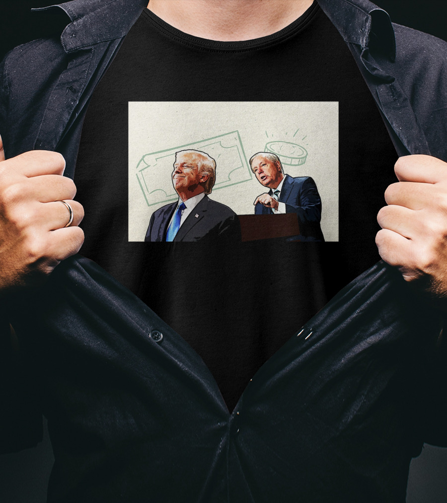 Lindsey Graham Pleads For Donations With Financial T-Shirt