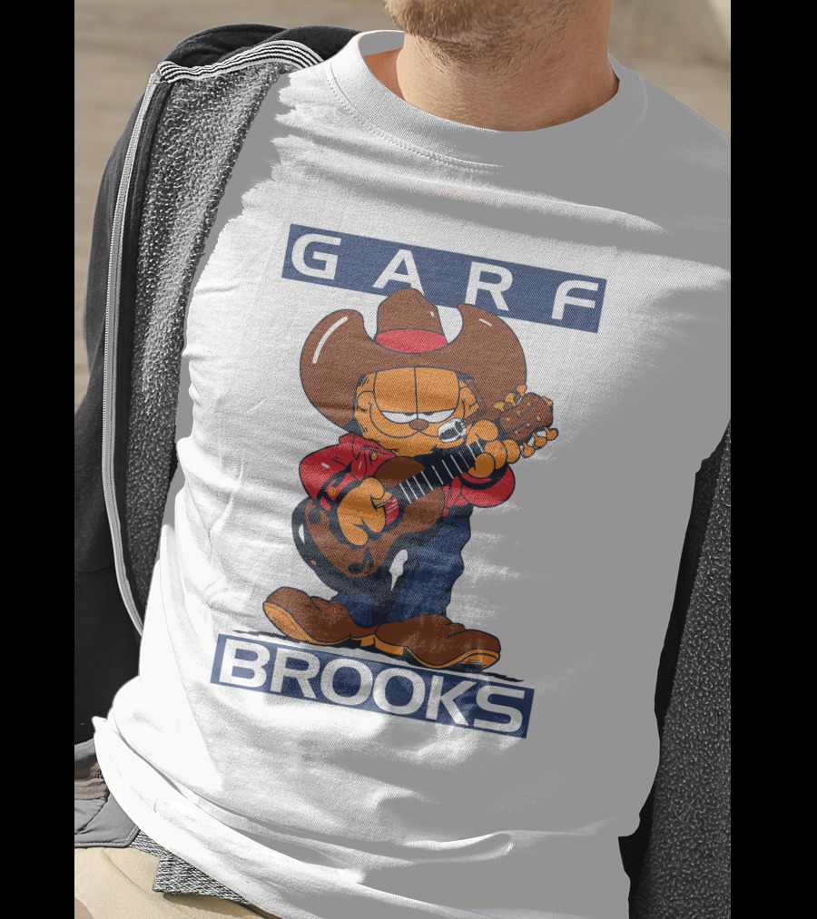 Garfield Garf Brooks Cowboy With Guitar T-Shirt