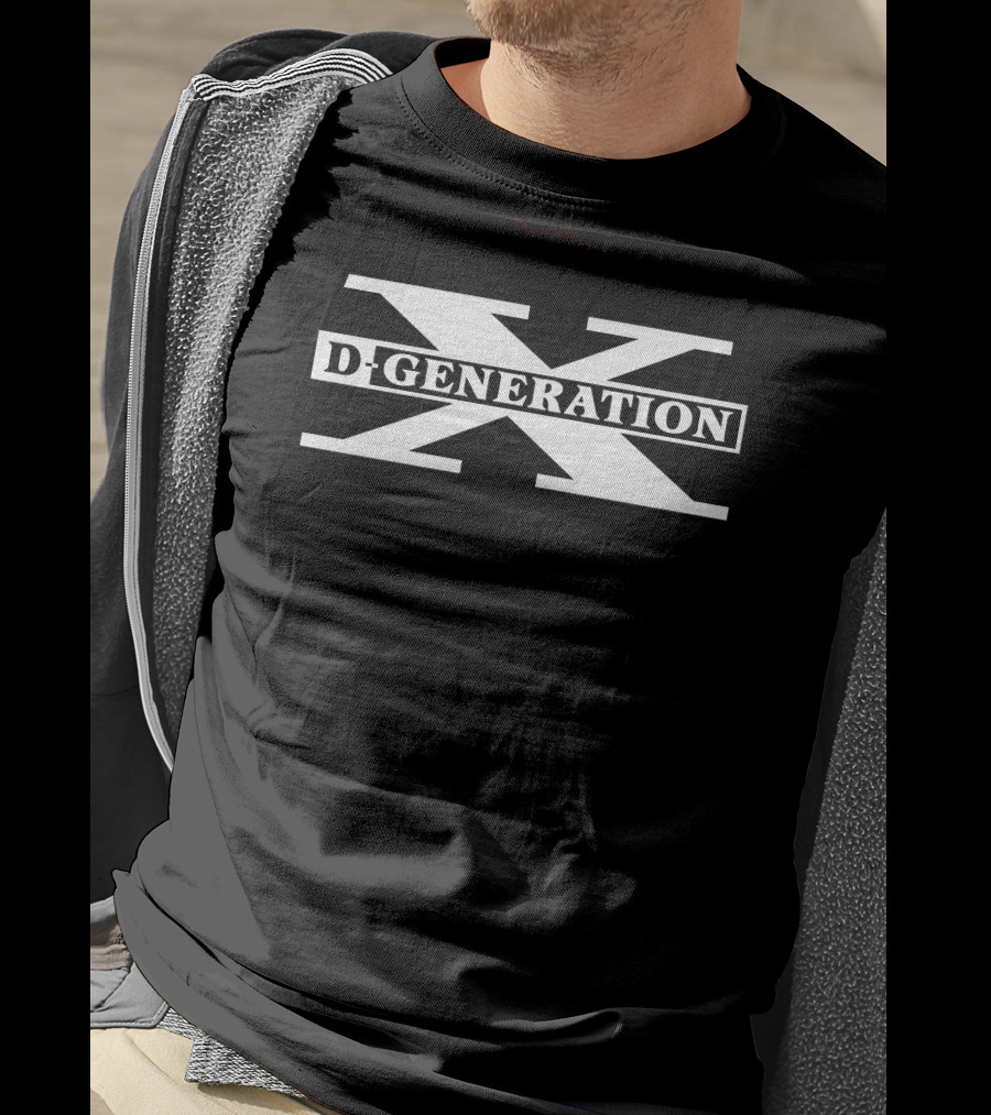 D-Generation X WWE Wrestling Iconic Logo Phrase T-Shirt