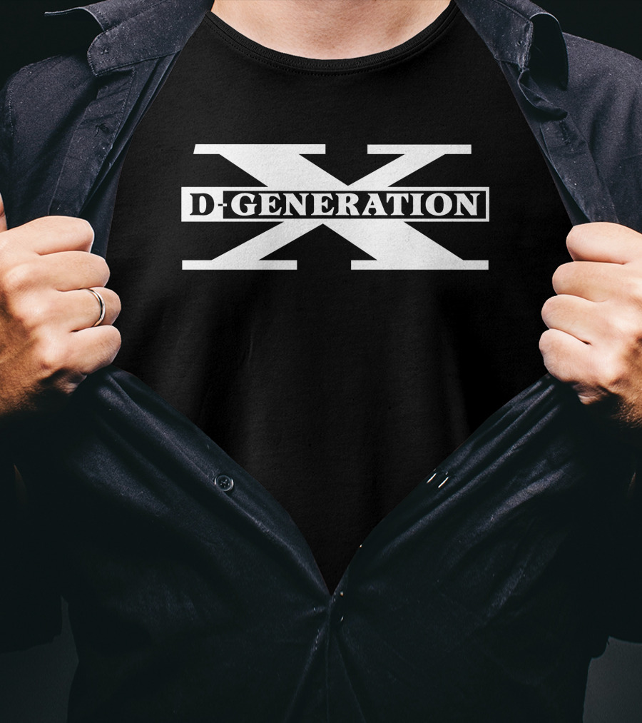 D-Generation X WWE Wrestling Iconic Logo Phrase T-Shirt