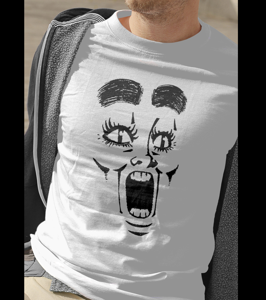 Represent Gasp Bold Expression Face T-Shirt