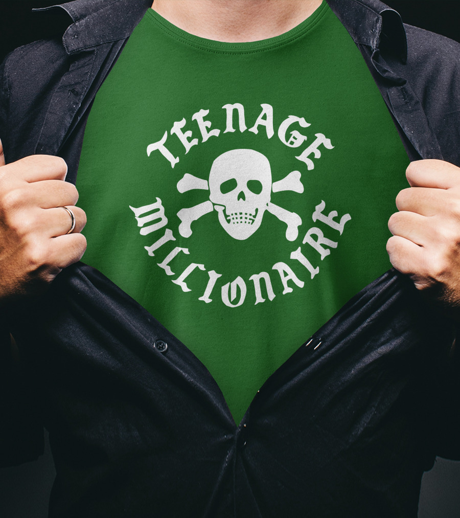 Teenage Millionaire Skull And Crossbones Classic T-Shirt