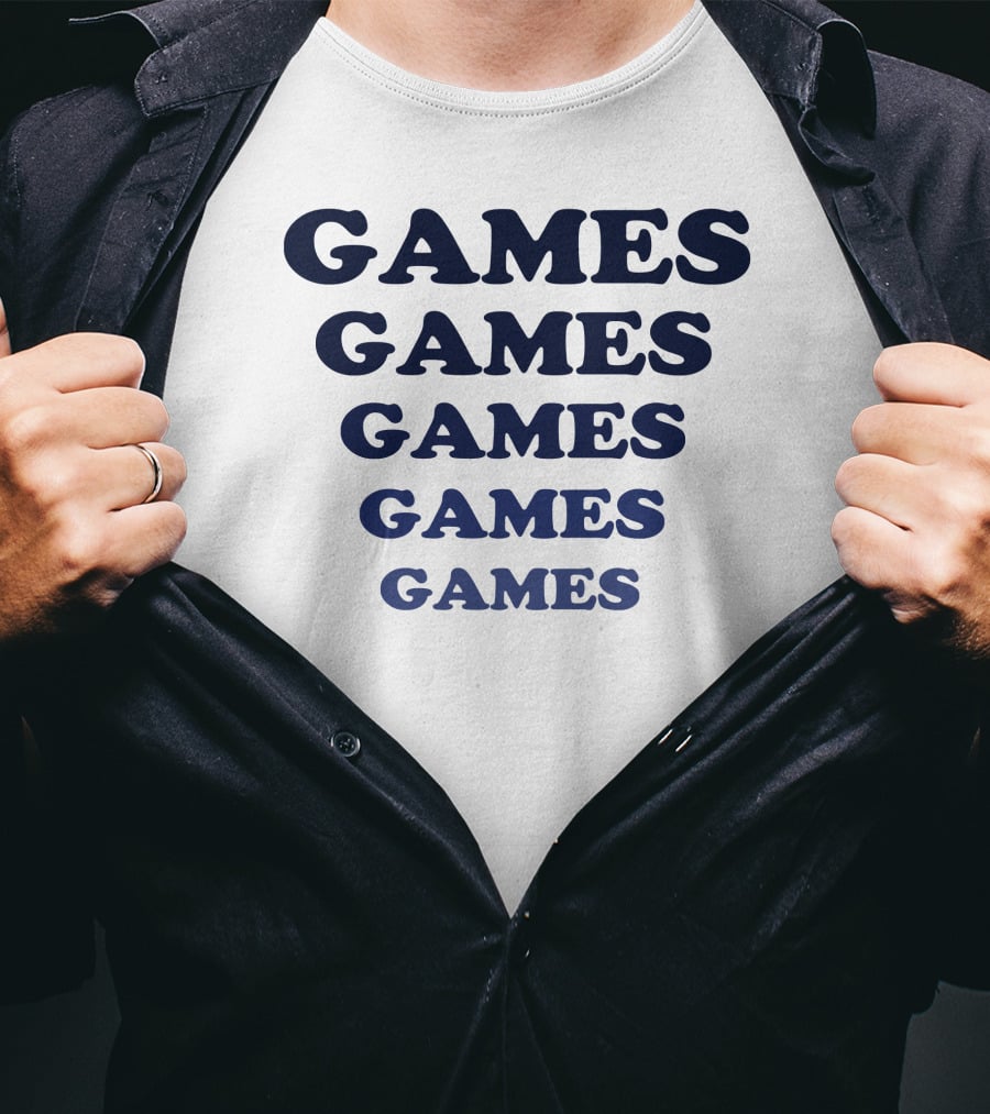 Games Games Games Games Games Infinity T-Shirt