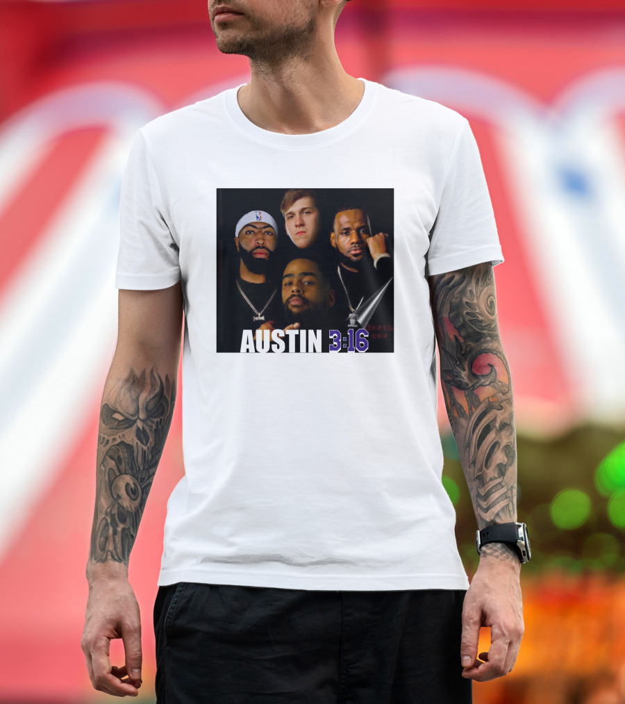 Lakers Basketball Austin 3 16 Players T-Shirt