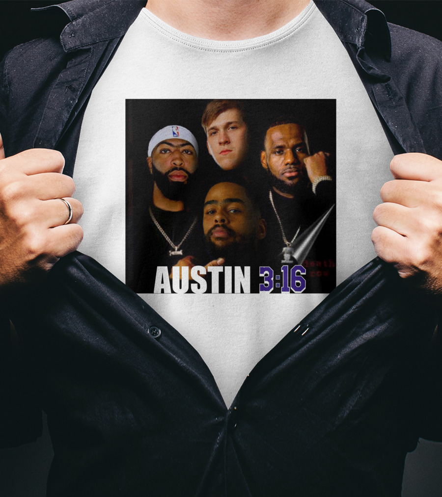Lakers Basketball Austin 3 16 Players T-Shirt