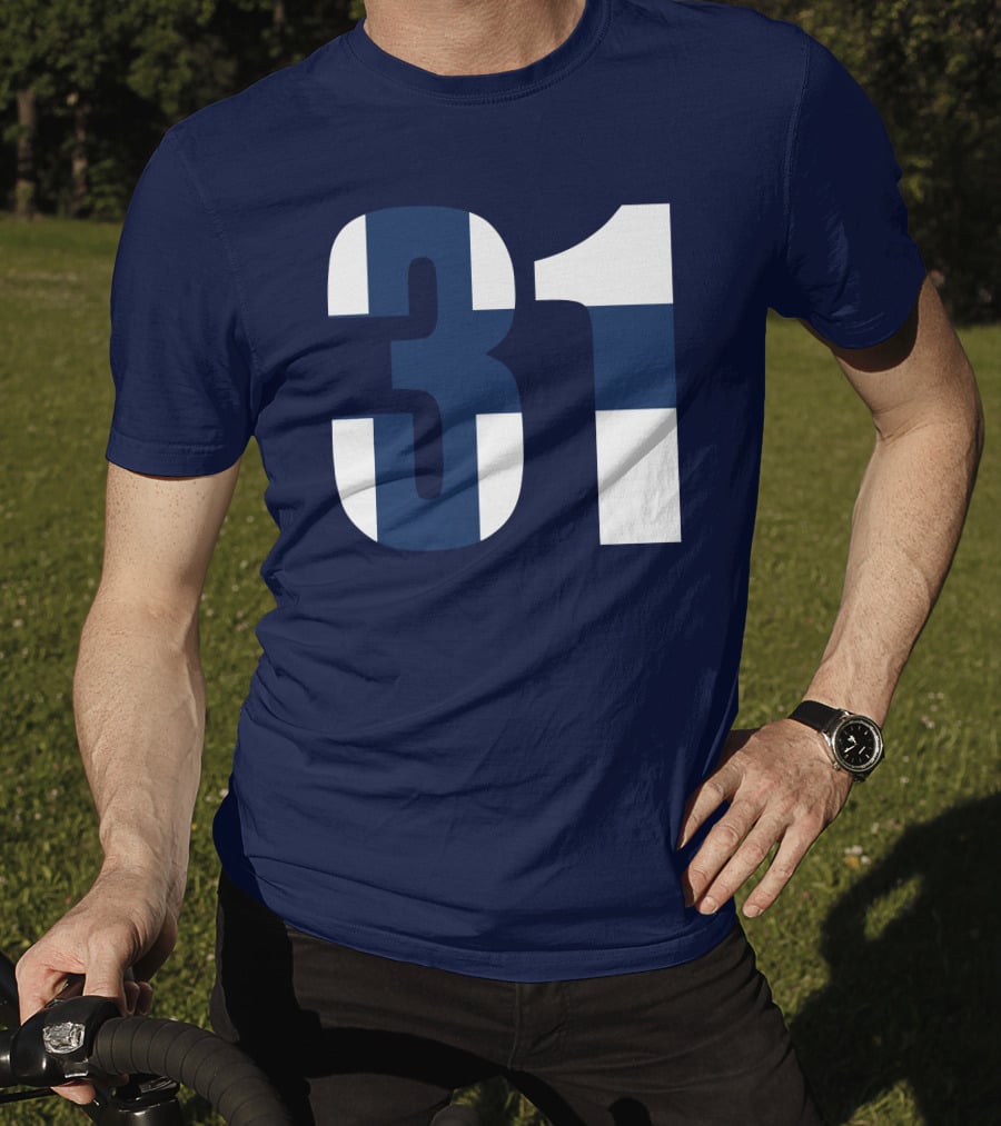 Nafo Finland 31 Finnish Flag Stripes T-Shirt