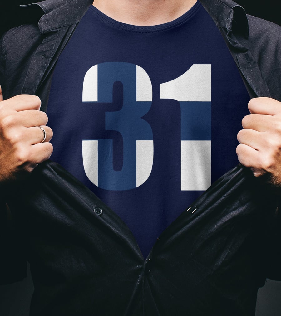 Nafo Finland 31 Finnish Flag Stripes T-Shirt