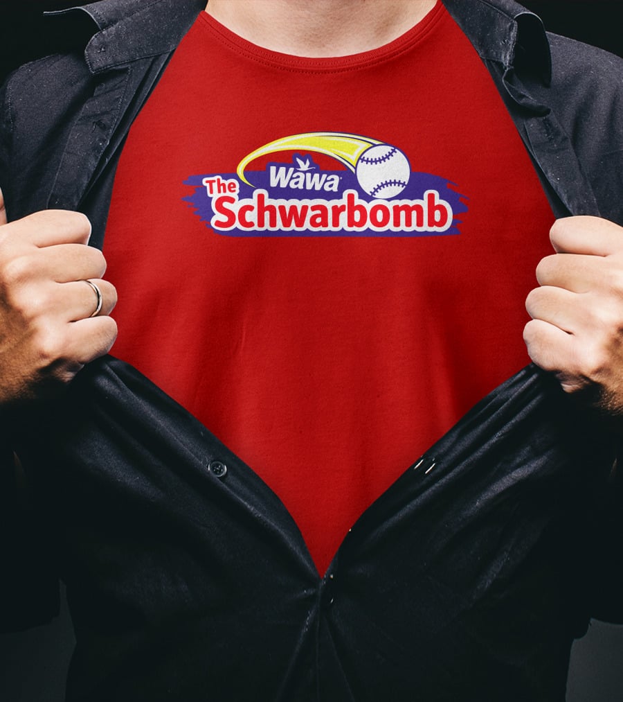 Wawa The Schwarbomb Baseball Iconic T-Shirt