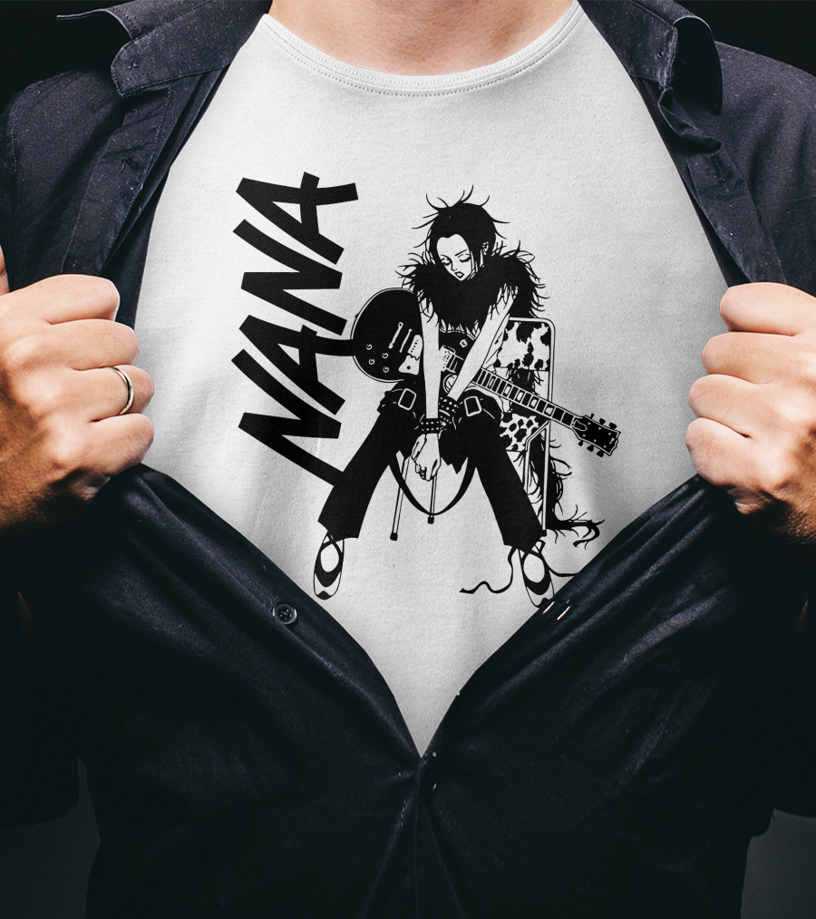 Nana Osaki With Electric Guitar T-Shirt