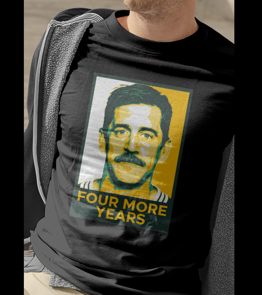 Aaron Rodgers Four More Years Green And Gold T-Shirt
