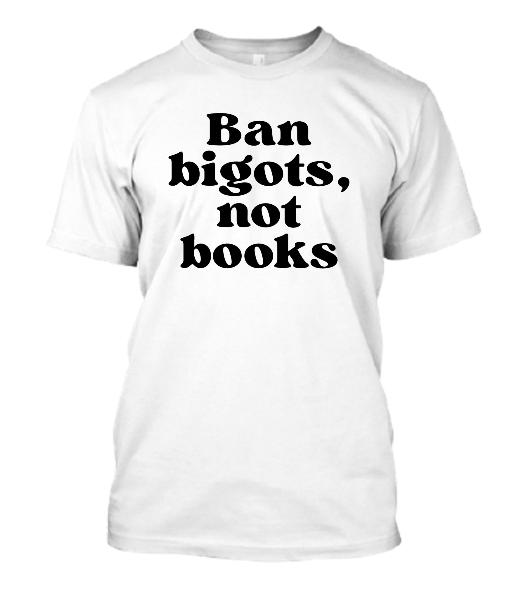 Ban Bigots Not Books Simple T-Shirt