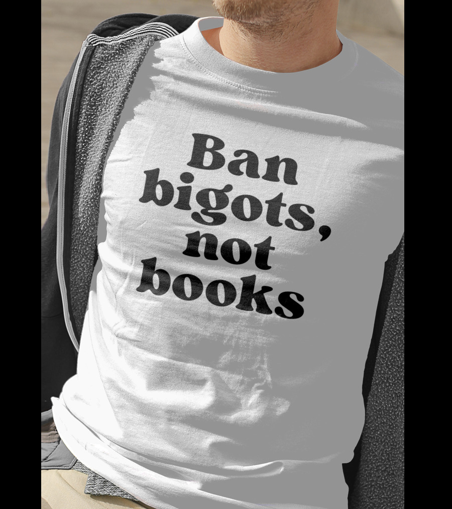 Ban Bigots Not Books Simple T-Shirt