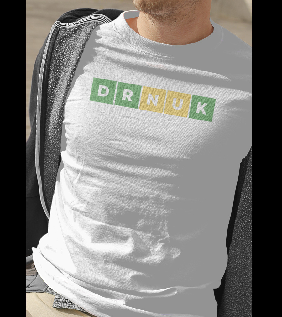 DRNUK Word Puzzle Green Yellow Blocks T-Shirt