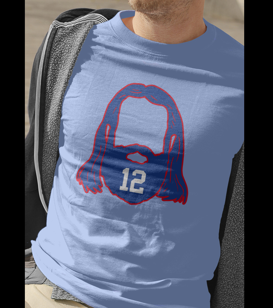 12 Blue Beard And Hair T-Shirt