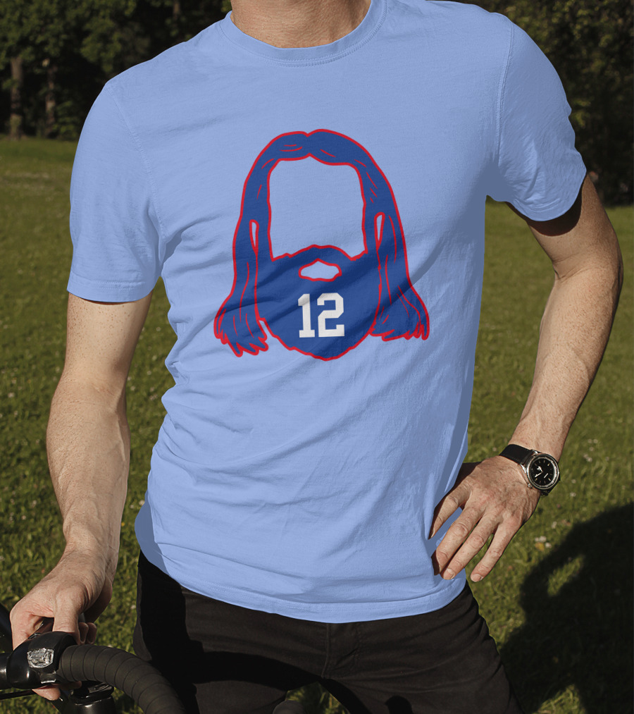 12 Blue Beard And Hair T-Shirt