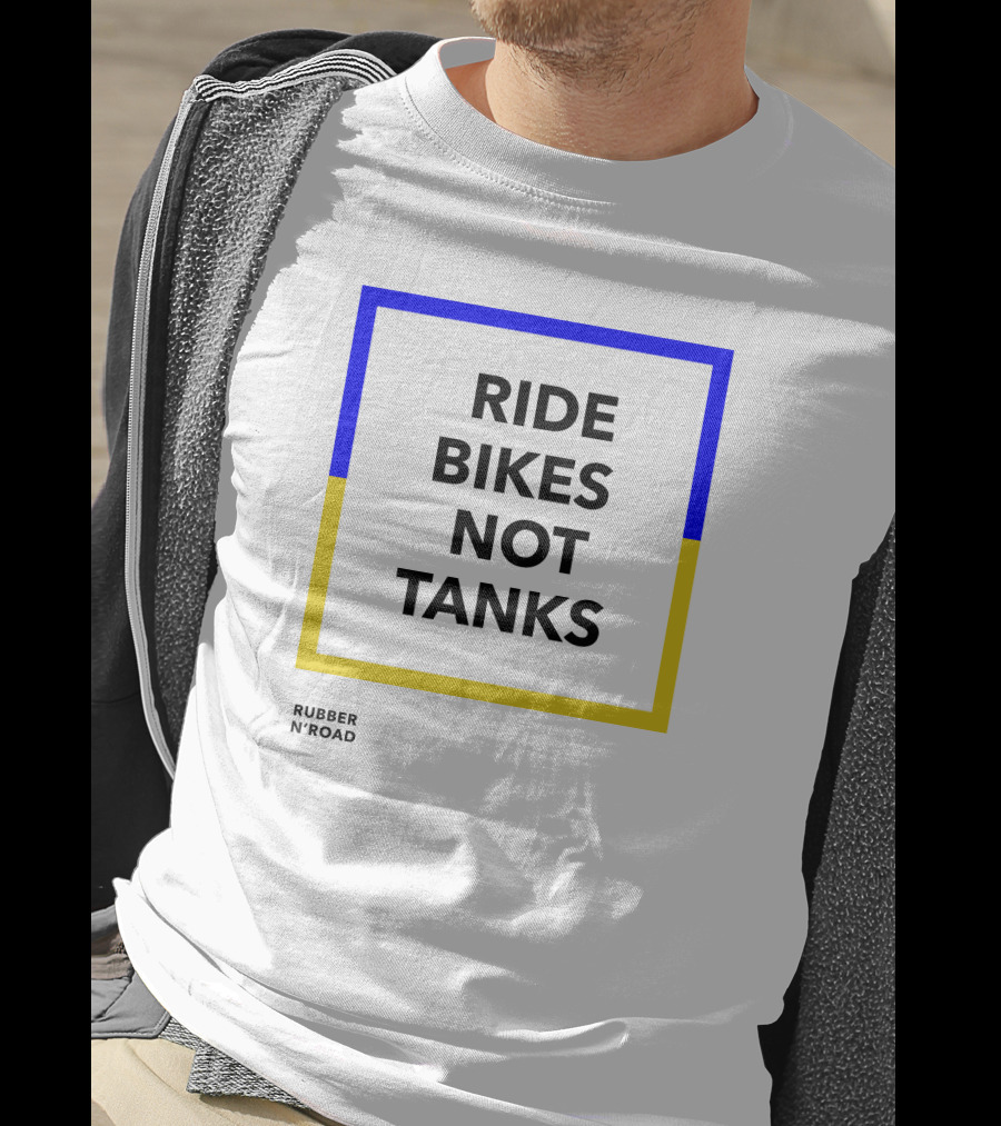 Ride Bikes Not Tanks Rubber N'road T-Shirt