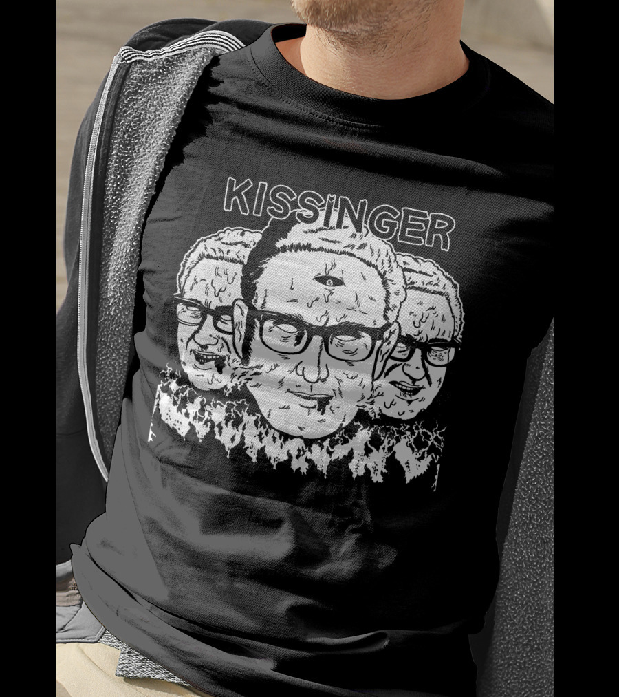 Kissinger With The Dollop Three-Headed T-Shirt
