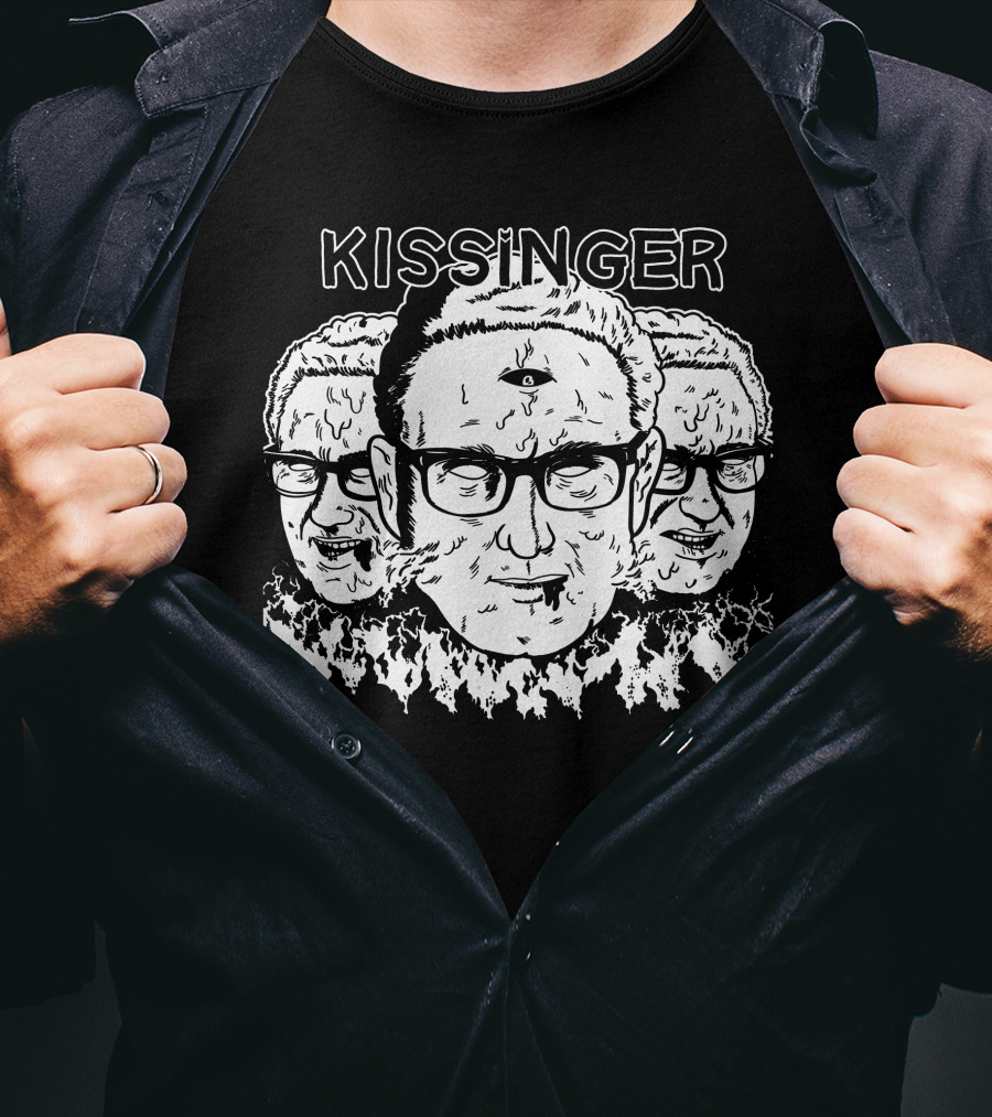 Kissinger With The Dollop Three-Headed T-Shirt