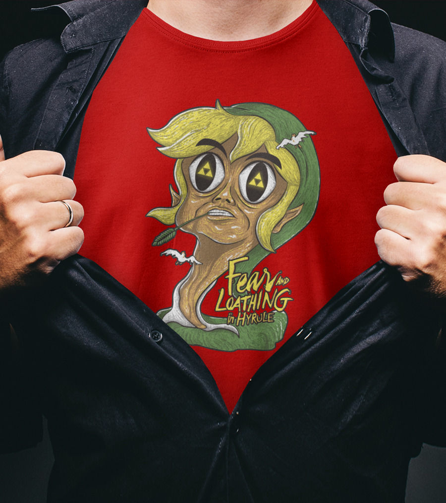 Fear And Loathing In Hyrule Psychedelic Adventure Tribute To Iconic Gaming Legend T-Shirt