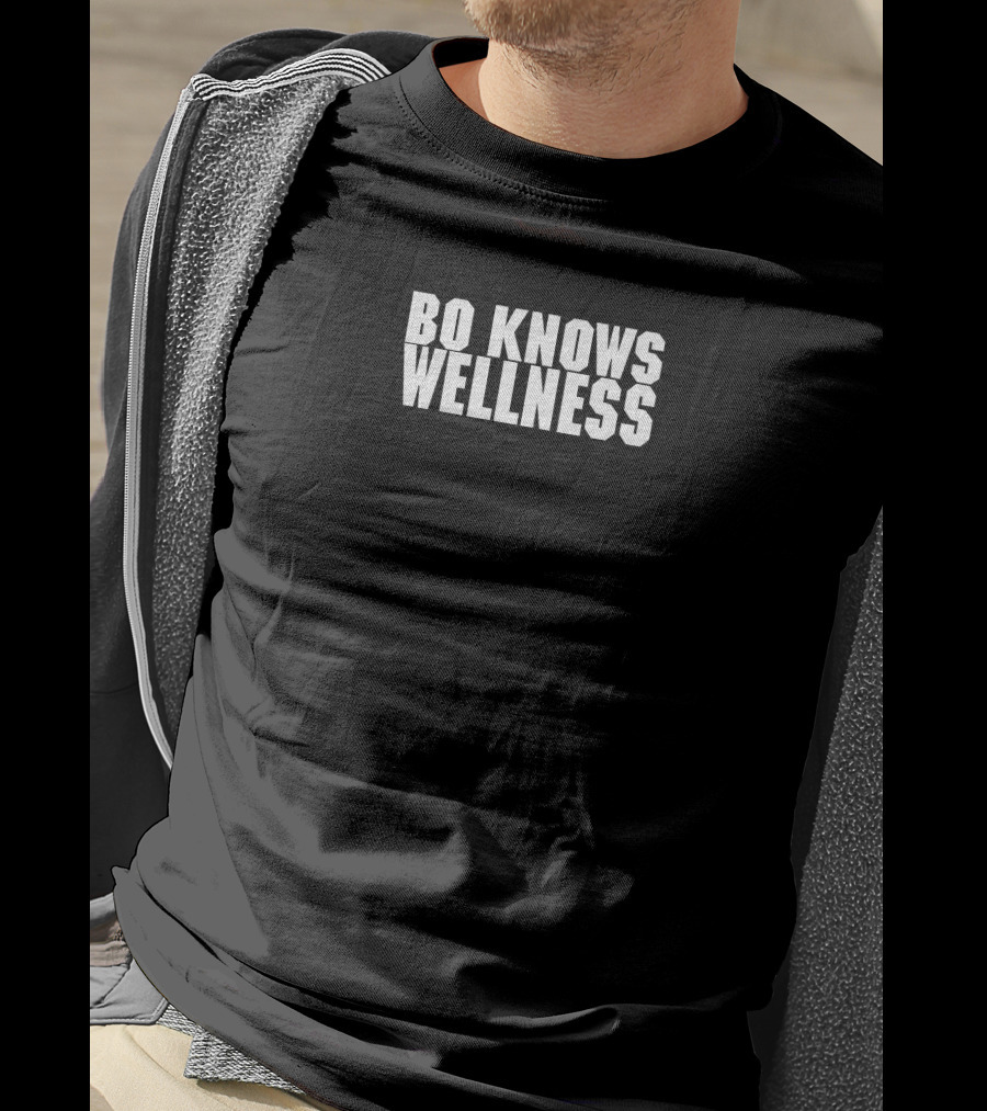 Bo Knows Wellness Athletic Motivation Phrase T-Shirt