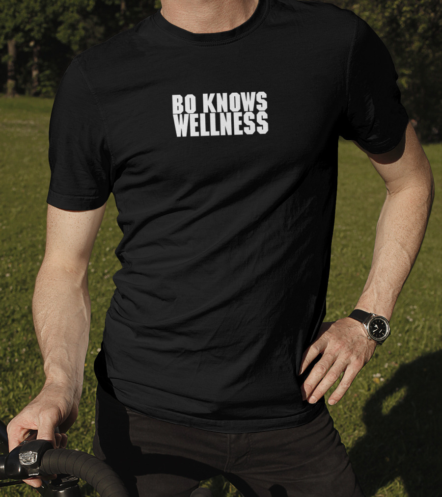 Bo Knows Wellness Athletic Motivation Phrase T-Shirt