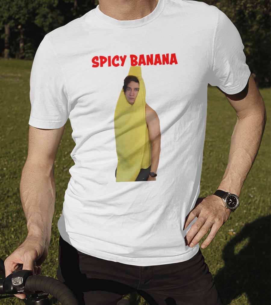 Spicy Banana Costume Humor With Thrasher Dan Vibes T-Shirt