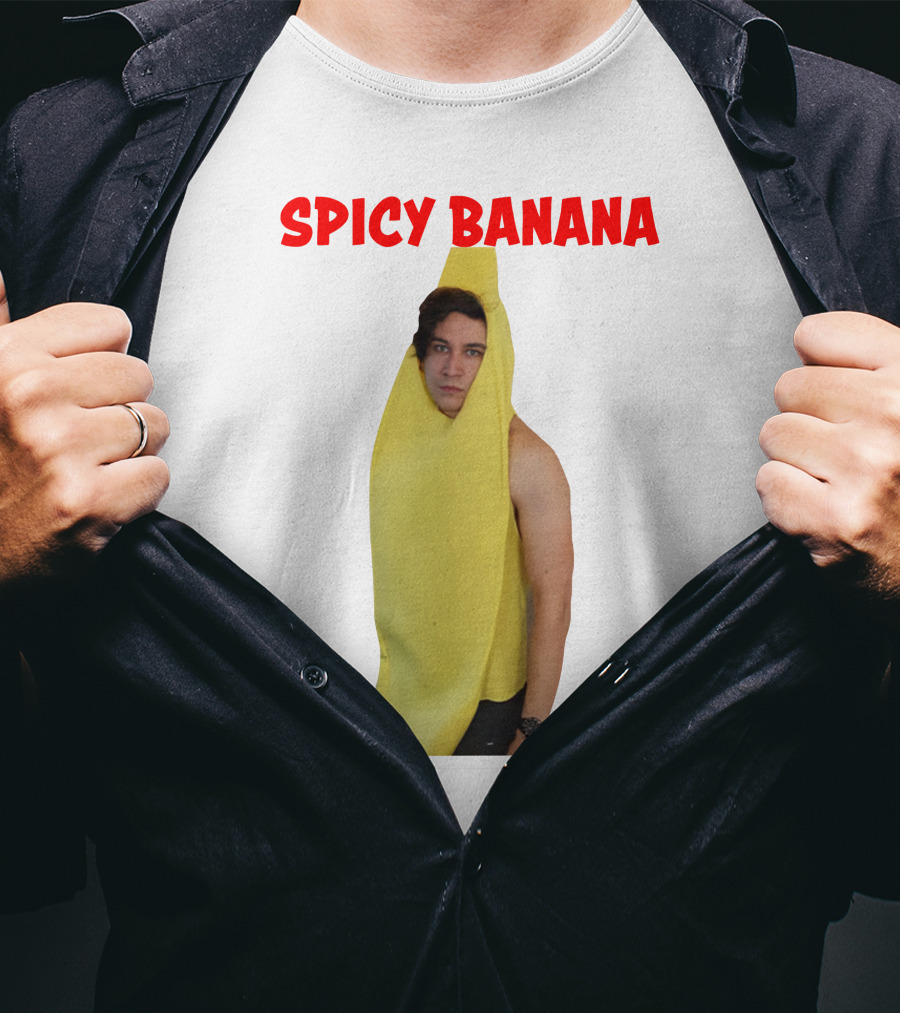 Spicy Banana Costume Humor With Thrasher Dan Vibes T-Shirt