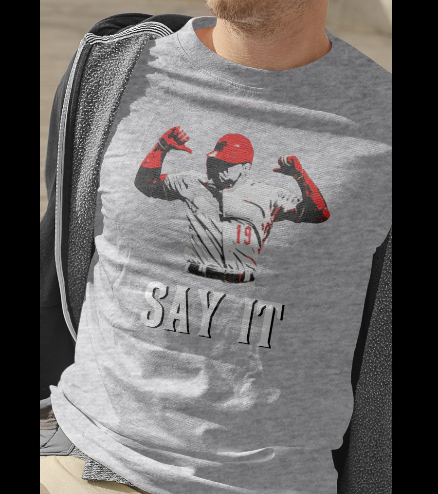Say It Votto Still Bangs Baseball Tribute Iconic Player Number 19 T-Shirt