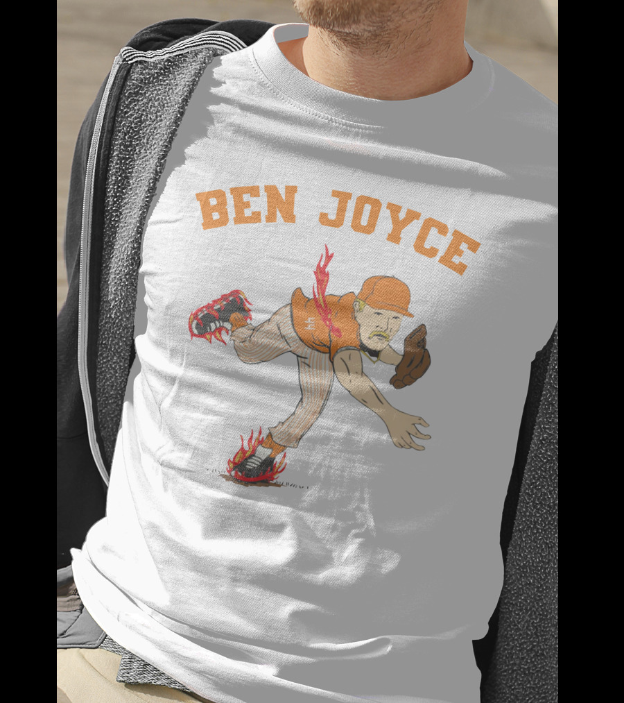 Ben Joyce Flaming Baseball Pitcher Barstool U T-Shirt