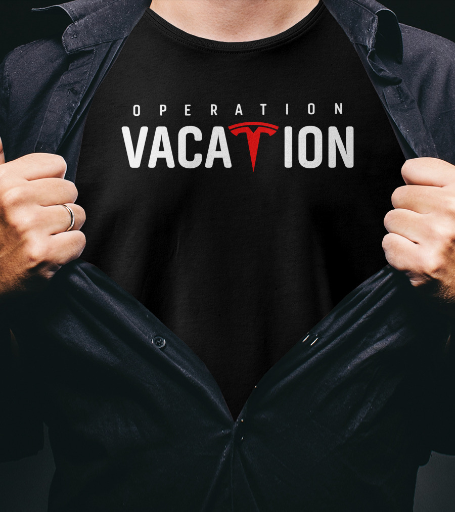 Operation Vacation Tesla T-Shirt