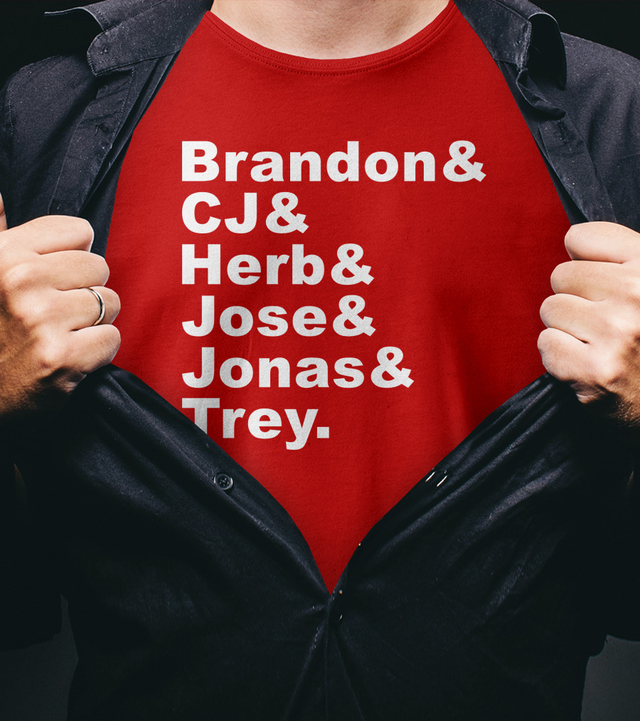 Brandon CJ Herb Jose Jonas Trey New Orleans Pelicans Fan T-Shirt