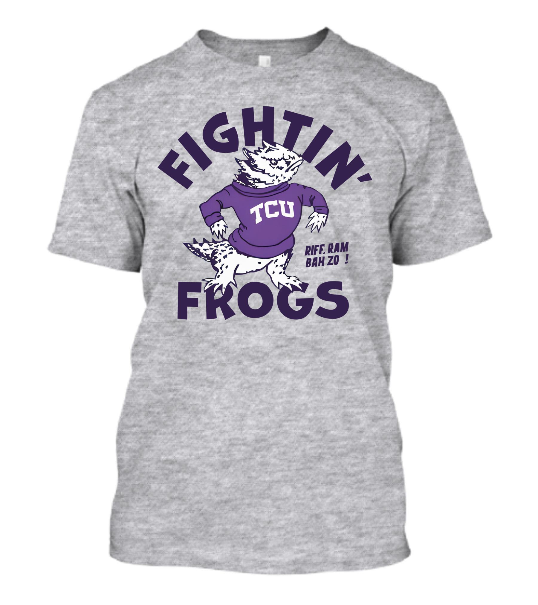 Fightin' Frogs TCU Riff Ram Bah Zo Vintage T-Shirt