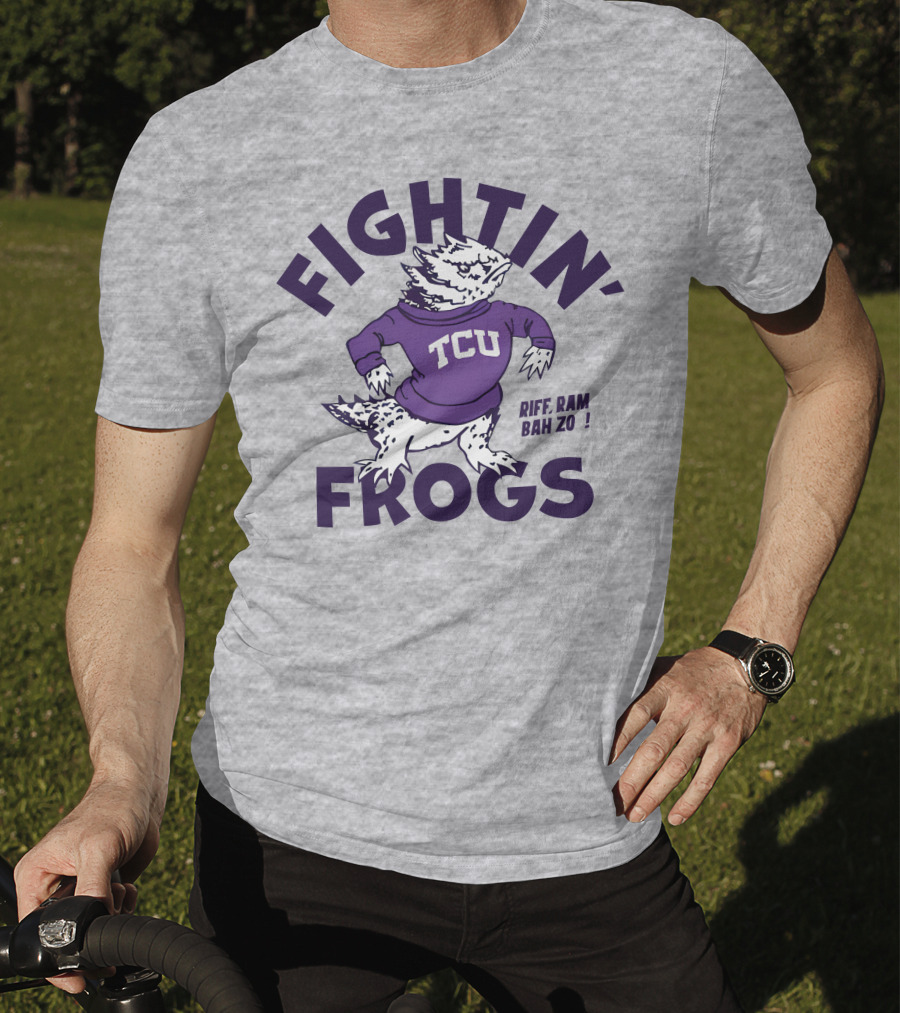 Fightin' Frogs TCU Riff Ram Bah Zo Vintage T-Shirt