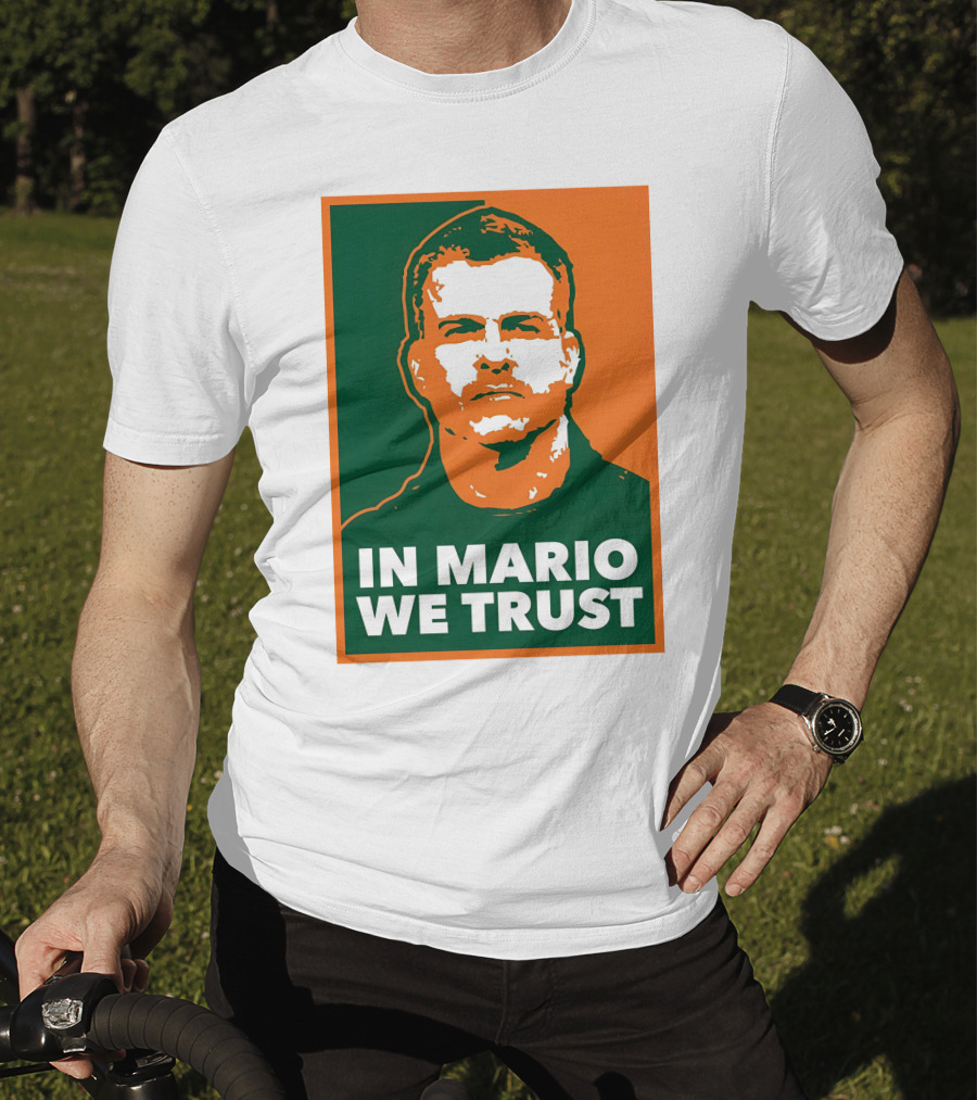 In Mario We Trust Retro Sports T-Shirt