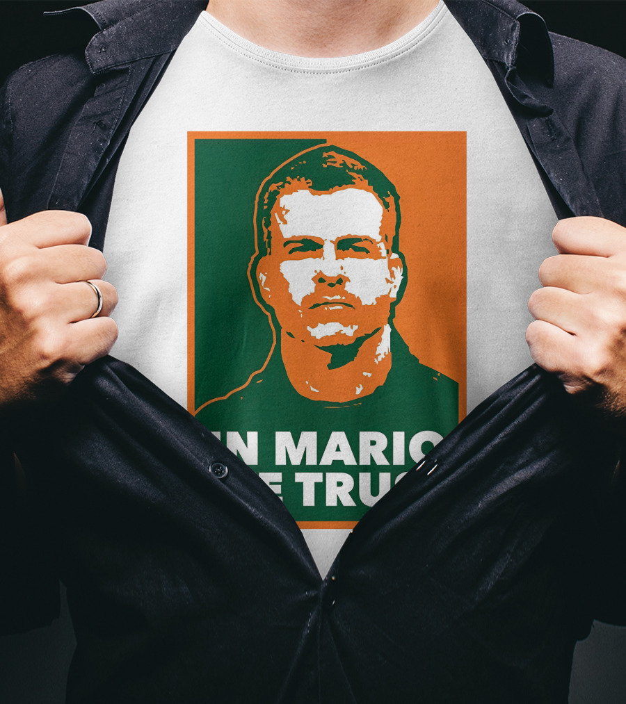 In Mario We Trust Retro Sports T-Shirt