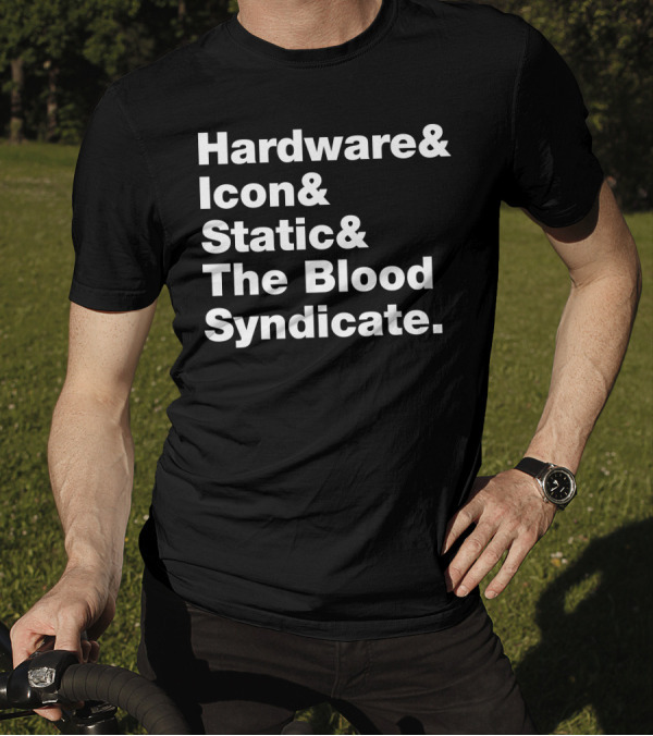 Hardware Icon Static The Blood Syndicate T-Shirt