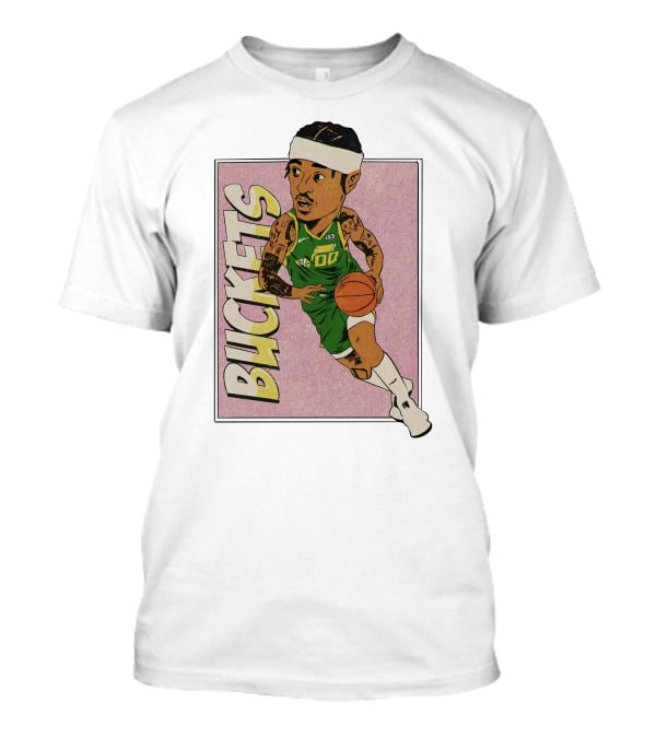 Jordan Clarkson Utah Jazz Buckets Basketball T-Shirt