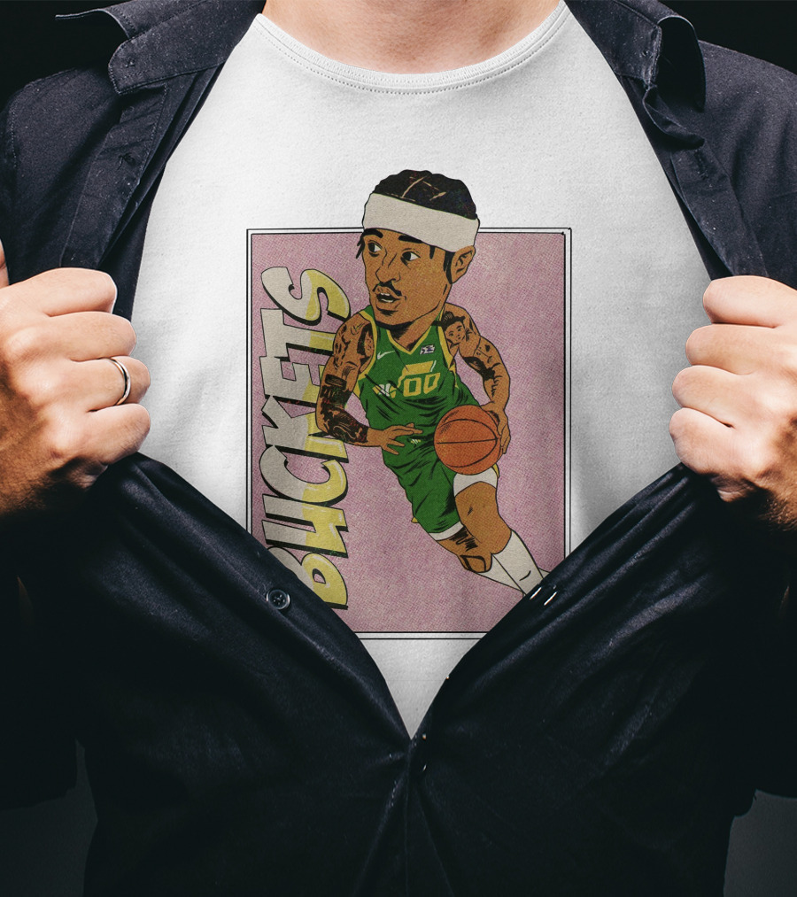 Jordan Clarkson Utah Jazz Buckets Basketball T-Shirt