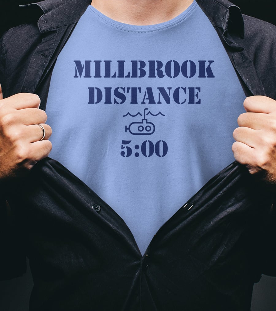 MILLBROOK DISTANCE 5:00 Submarine T-Shirt