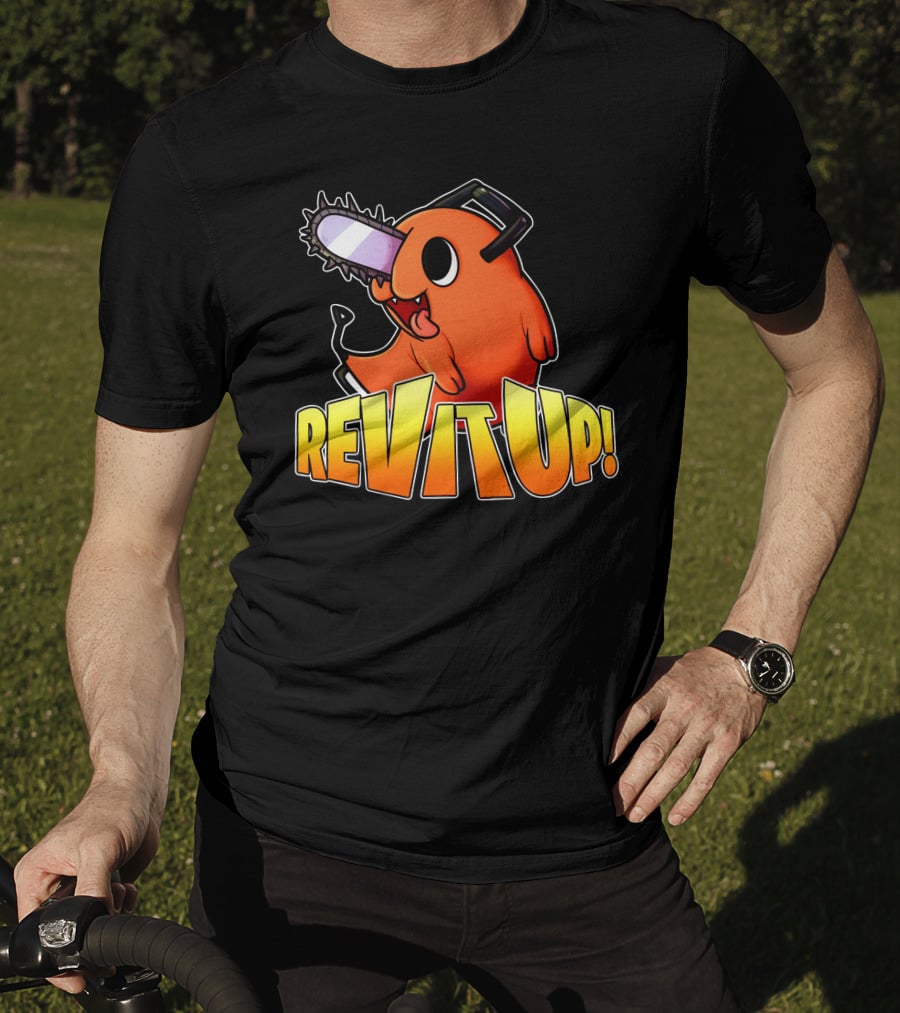 Rev It Up Chainsaw Creature T-Shirt