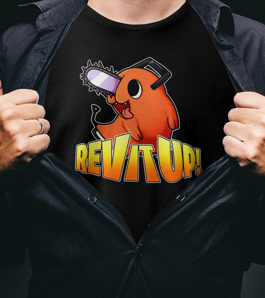 Rev It Up Chainsaw Creature T-Shirt