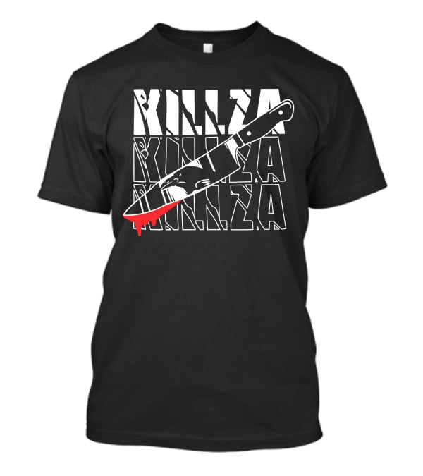Ph1lza Merch Killza Blood Knife T-Shirt