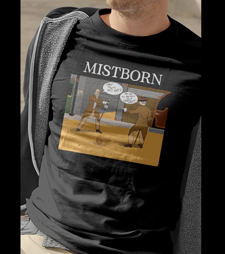 Mistborn Western Showdown With Hats And Duel T-Shirt